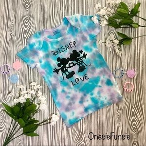 Tie-Dye Disney Love Baby Tee